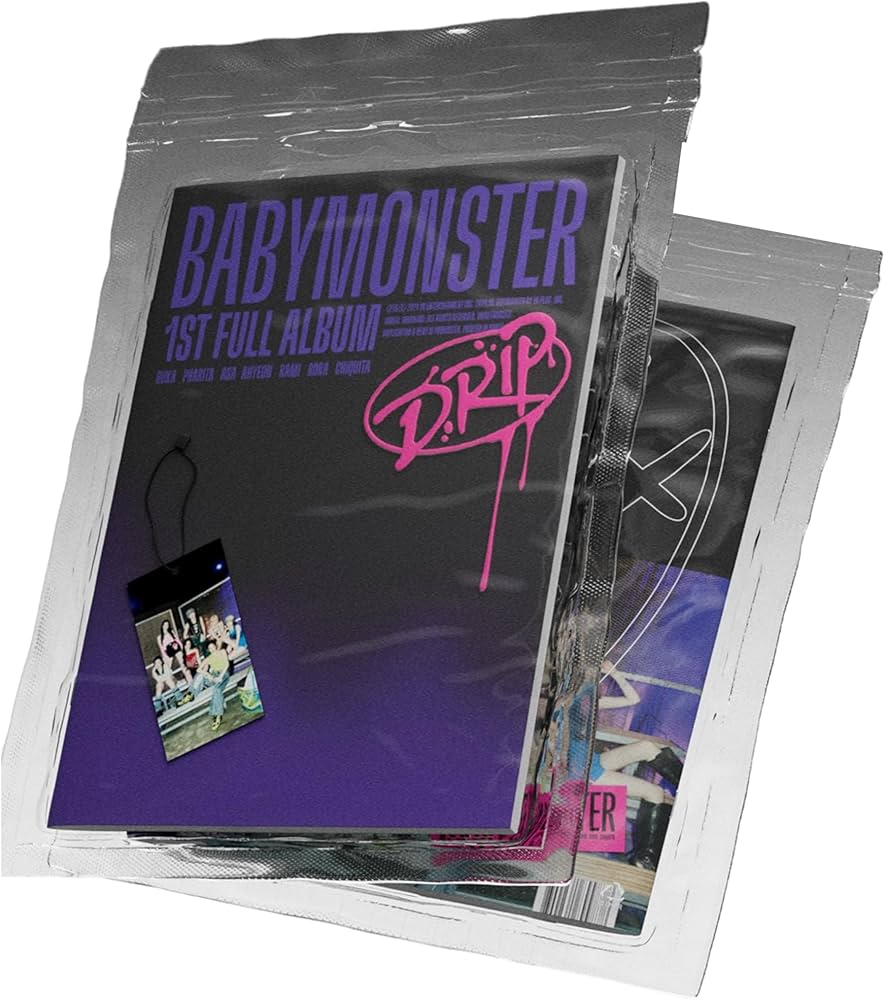 Amazon.com: BABYMONSTER 1st FULL ALBUM [DRIP] Photobook ZIP LOCK