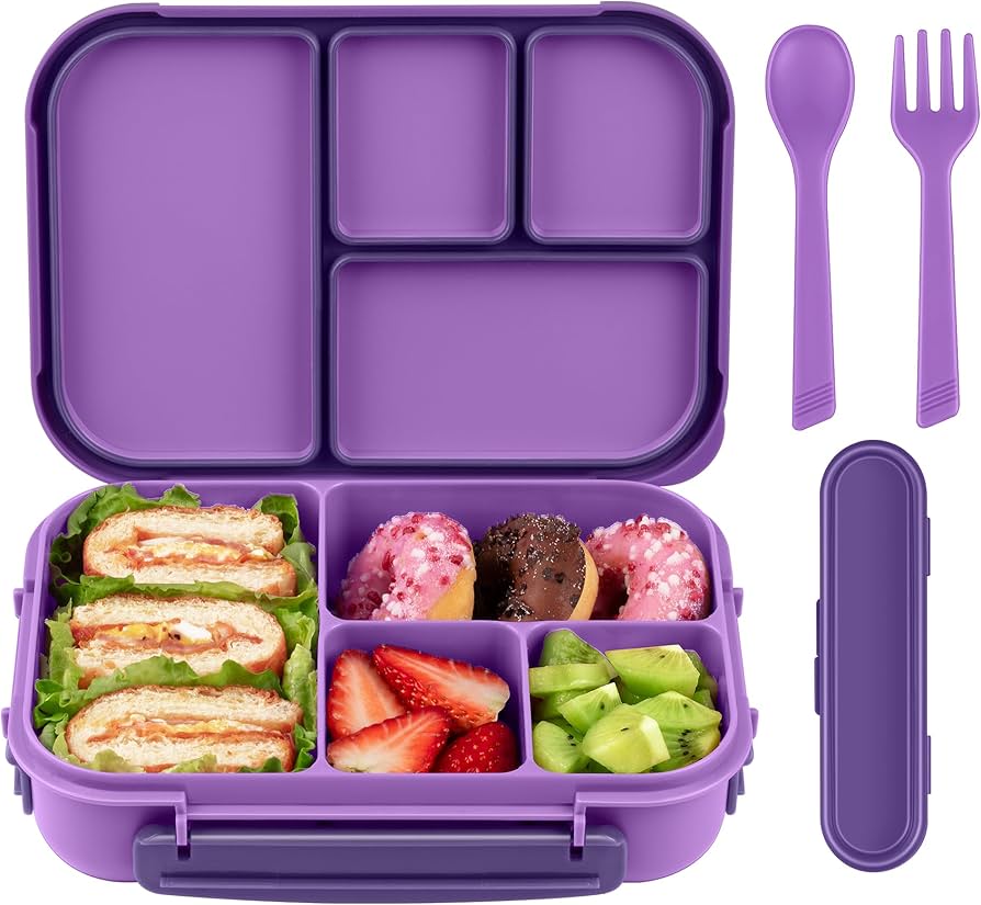 Amazon.com: Amathley Lunch Box Kids,Bento Box Adult,Leakproof