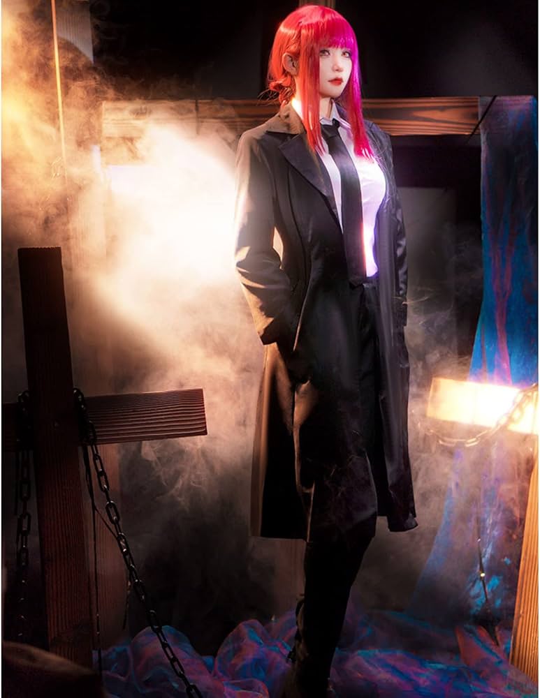 Amazon.co.jp: マキマ コスプレ ウィッグ付き チェンソーマン マキマ