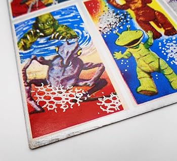 Amazon | 1960年代メンコ 面子シート 特撮 和洋怪獣＆怪人 東宝怪獣