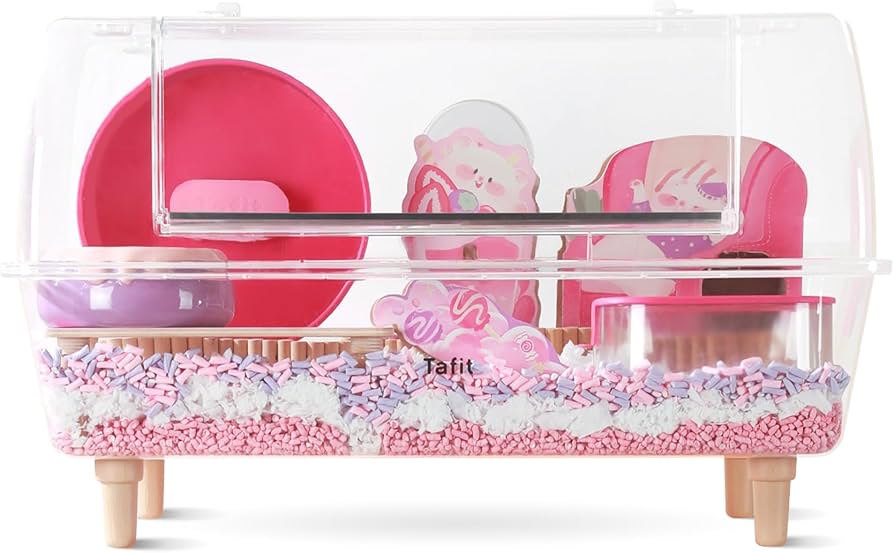 Amazon | TAFIT ハムスター ケージ 620 全透明 大型 広々 飼育ケージ