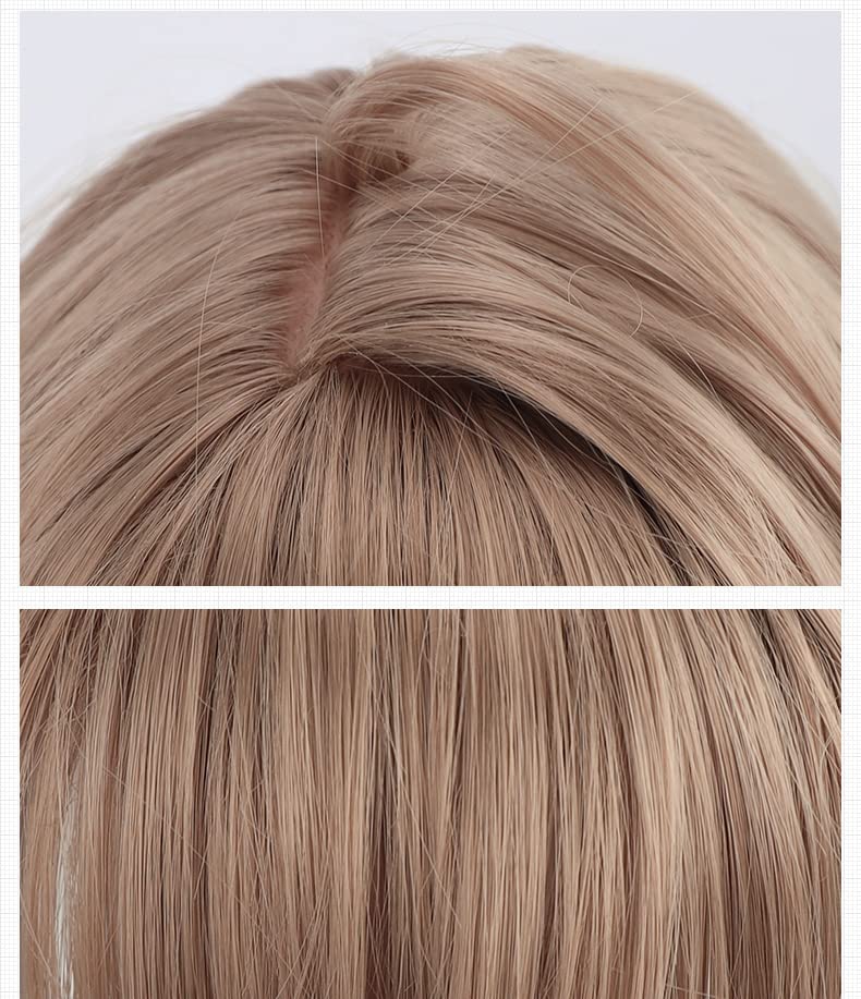 Amazon.co.jp: コスプレウィッグ 加賀美ハヤト ライトブラウン 耐熱