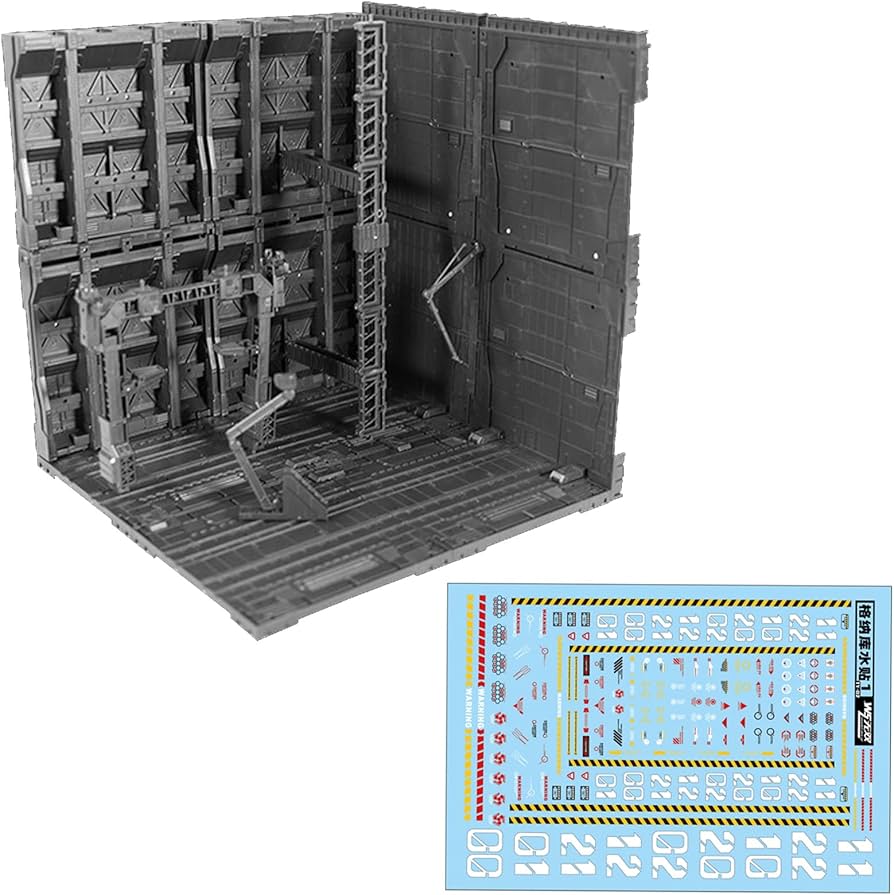 Amazon | sac taske プラモデル ジオラマベース 格納庫 アクション