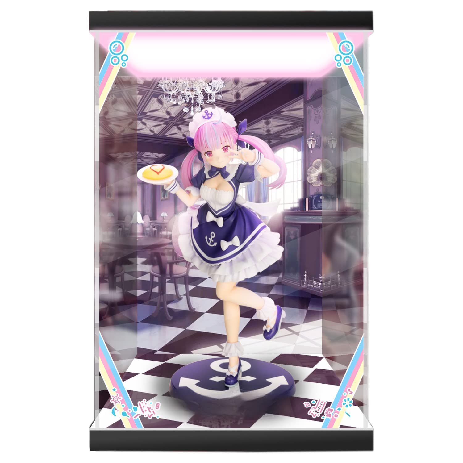 Amazon.co.jp: 湊あくあ 1/7 コトブキヤ 専用 フィギュアケース LED