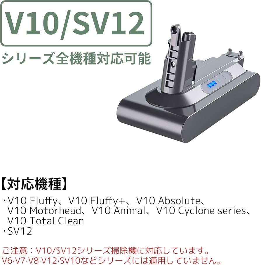 Amazon.co.jp: yewruck【PL保険】ダイソン バッテリー V10 SV12