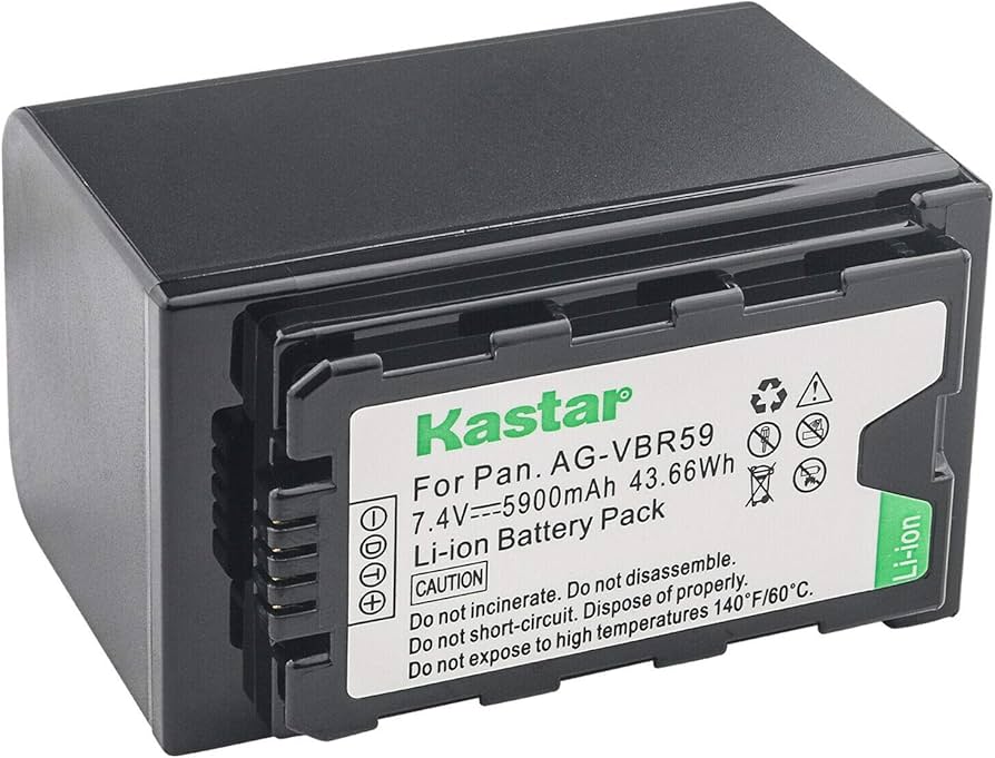 Amazon.com : Kastar 2-Pack Battery Replacement for Panasonic AG