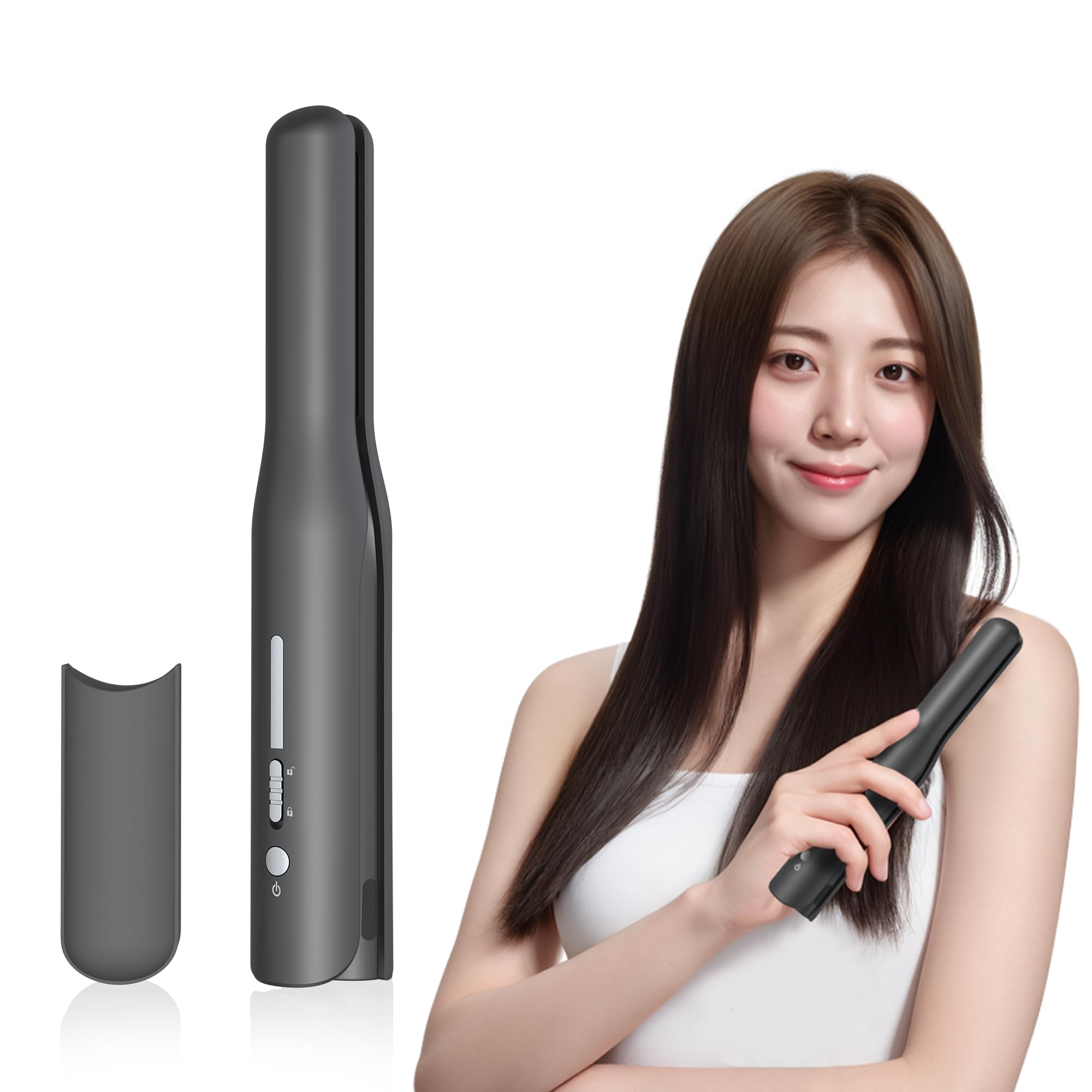 Amazon | Kiboer ヘアアイロン コードレス 2WAY カール/ストレート