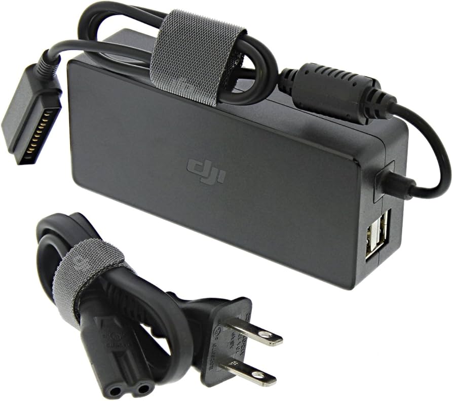 Amazon.com: DJI 50W Battery Charger & AC Cable for DJI Mavic Pro
