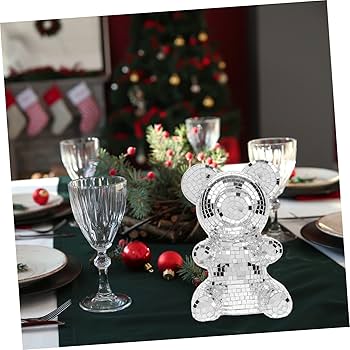 Amazon.co.jp: GREENADSCAPE ミラーディスコボールベア デスクトップ