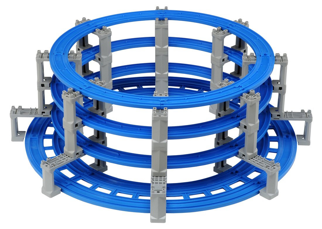 Amazon | プラレール いっぱい車両を走らせよう! 4段タワーレール