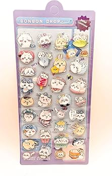 Amazon.co.jp: Drop ボンドロ ステッカーシート 4枚セット、かわいい