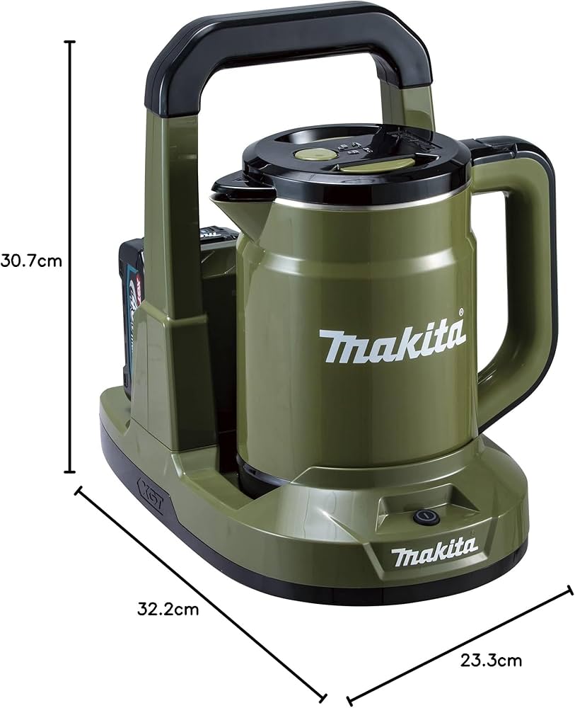 Amazon.co.jp: マキタ(Makita) 充電式ケトル（オリーブ） 40Vmax