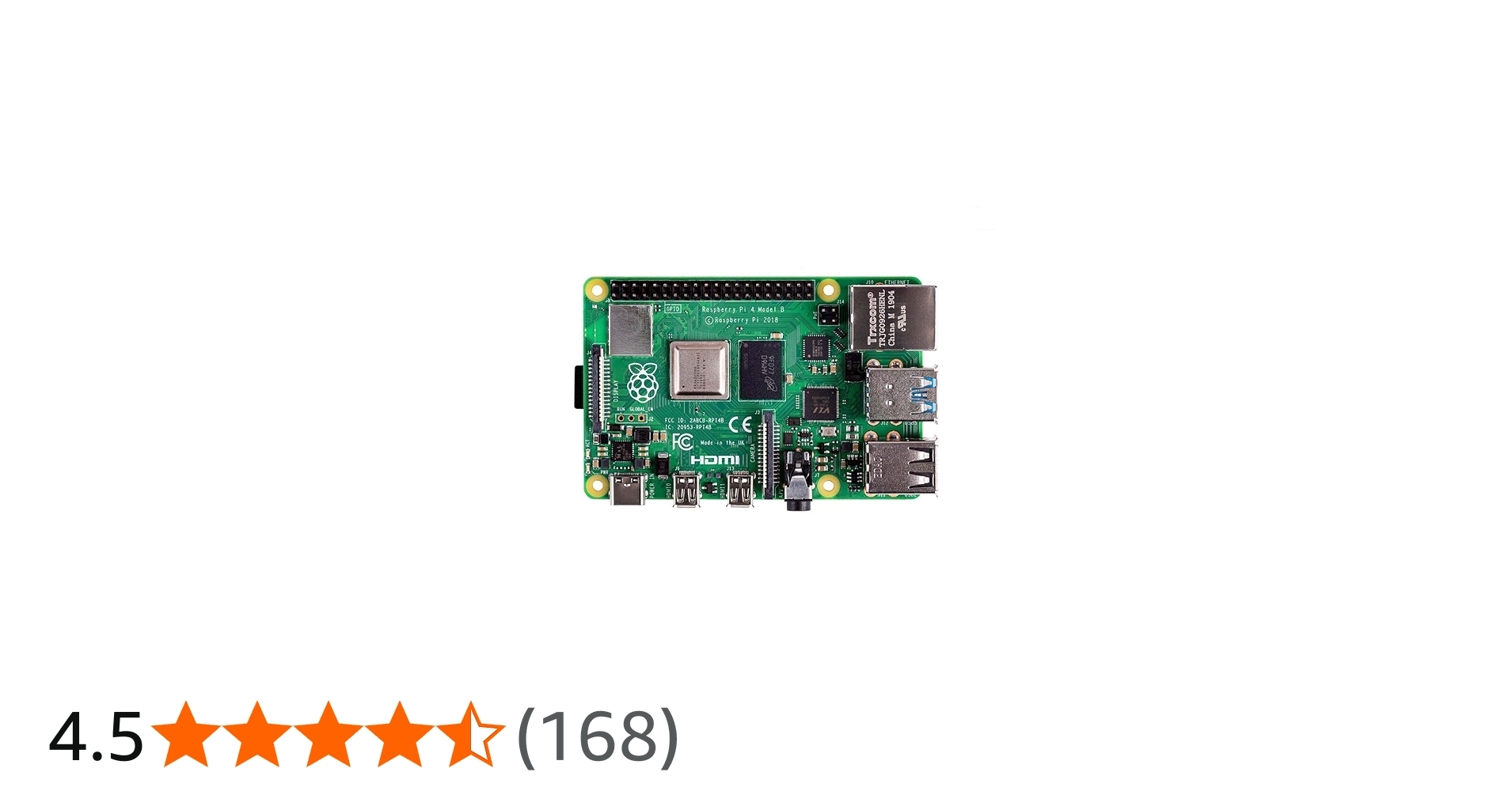 Amazon.co.jp: Raspberry Pi 4 Computer Model B 4GB Raspberry Pi 4