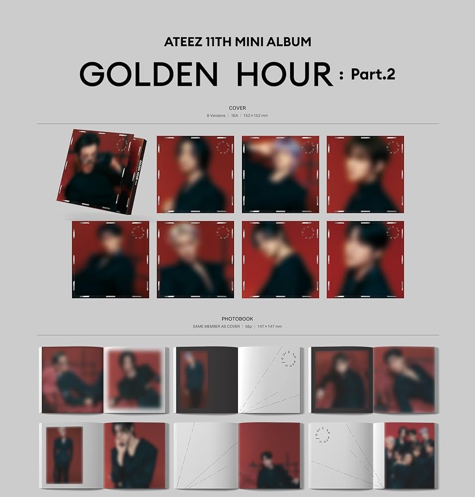 ATEEZ - Golden Hour: Part. 2 - Digipack - Random Cover - Amazon