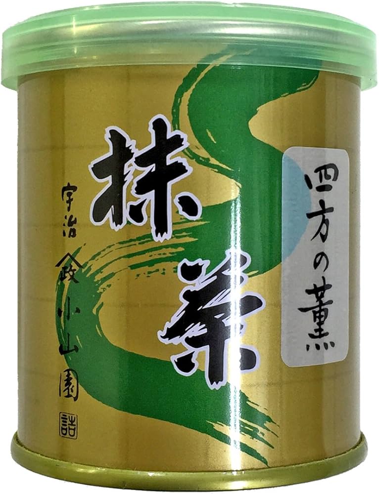 Amazon | 【山政小山園 高級宇治抹茶】抹茶 粉末 四方の薫 30g 巣鴨の
