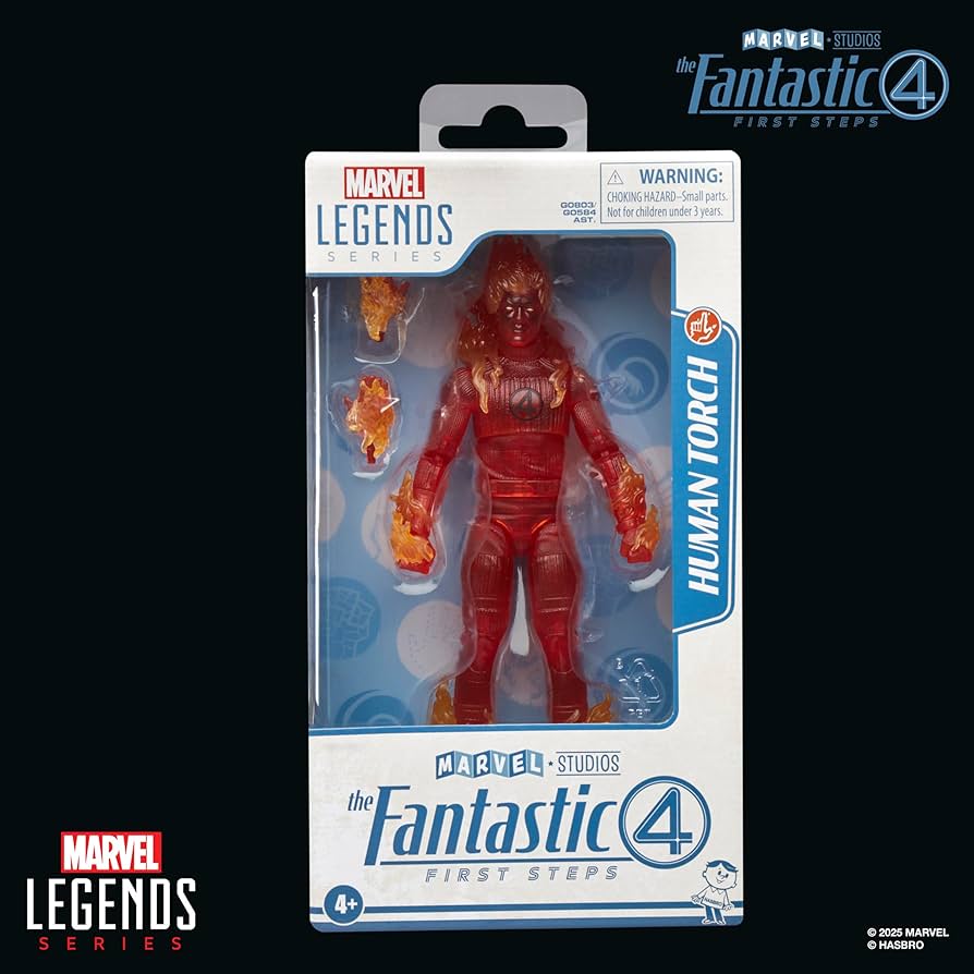 Amazon.com: Marvel Legends Series Human Torch, The Fantastic Four