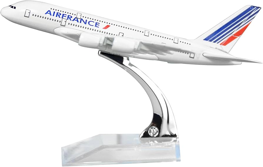 Amazon.com: 24-Hours Air France A380 Solid Alloy Metal Model