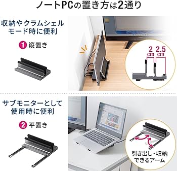 Amazon.co.jp: Sanwa Direct 400-VGA018 Type-C Docking Station, 2