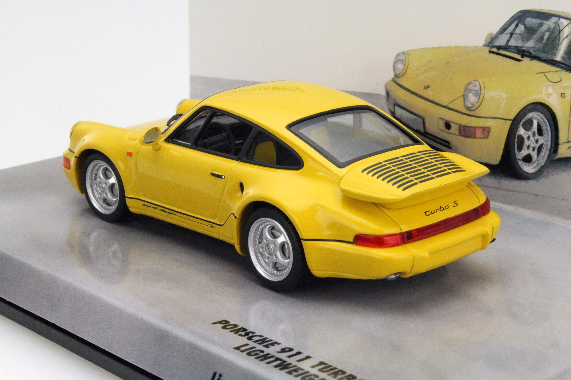 Amazon | ☆ ミニチャンプス 1/43 ポルシェ 911 ターボ S 3.3 (964