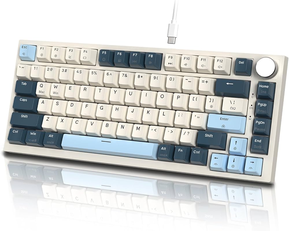 Amazon | MAMBASNAKE×ATTACK SHARK K85 ラピッドトリガー 搭載 有線 75