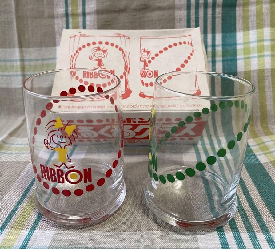 Amazon.co.jp: くるくるグラス サッポロビール リボンオレンジ/リボン
