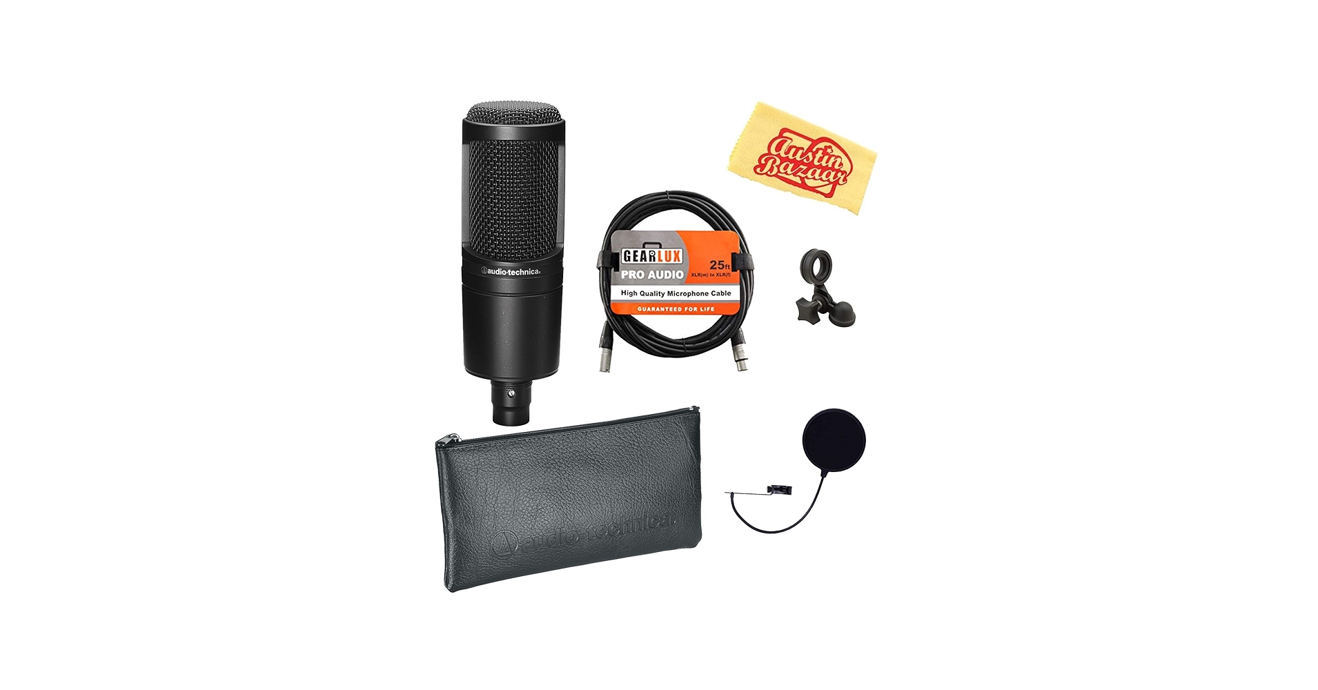 Amazon.com: Audio-Technica AT2020 XLR Cardioid Condenser