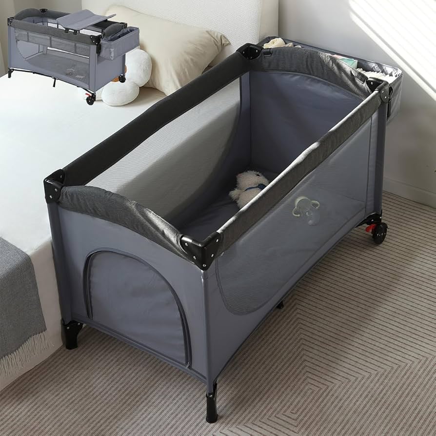 Amazon.co.jp: Kennkari プレイヤード 折りたたみ ベビーサークル