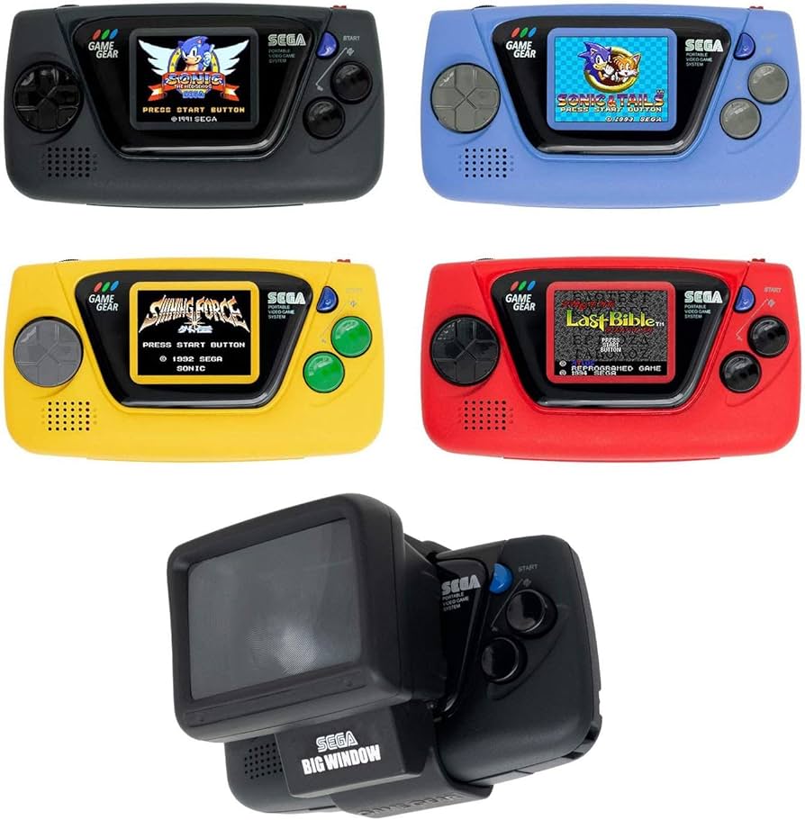 Game Gear Micro 4 Color Complete Set + Big Window Micro [Japan