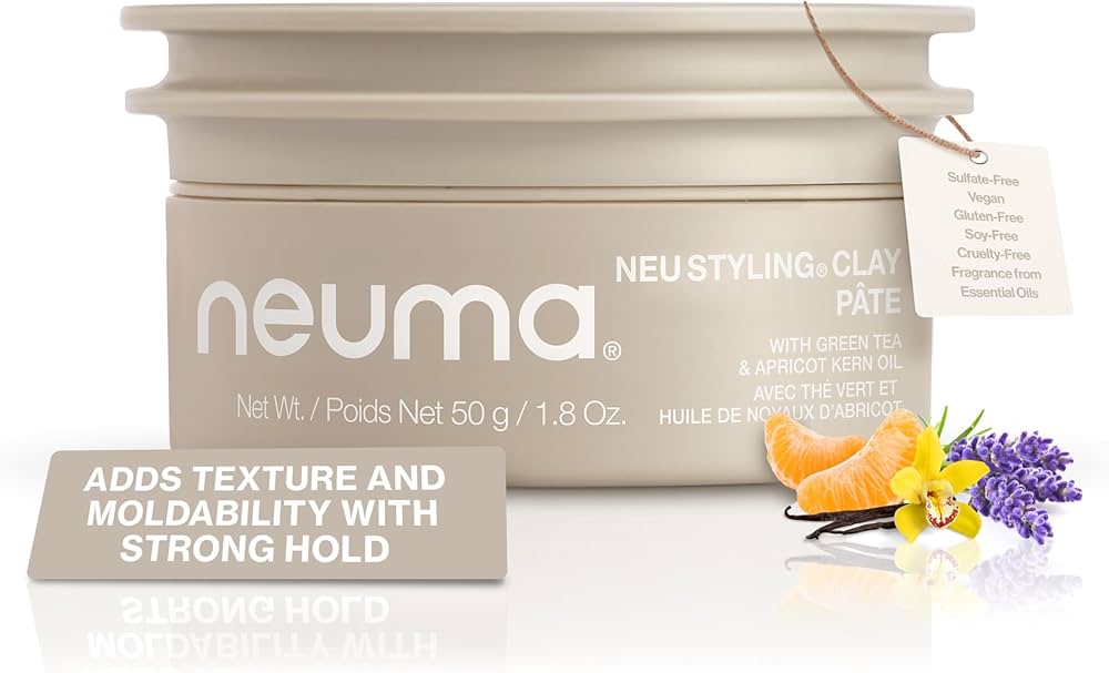 Amazon.com: NEUMA Neu Styling Hair Clay 1.8 Fl. Oz. Strong Hold