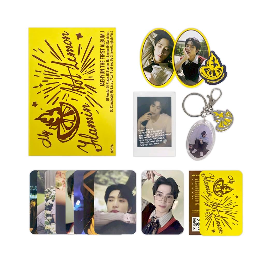 JAEHYUN - The 1st Album [J] (Keyring Ver.) Package Box + Acrylic