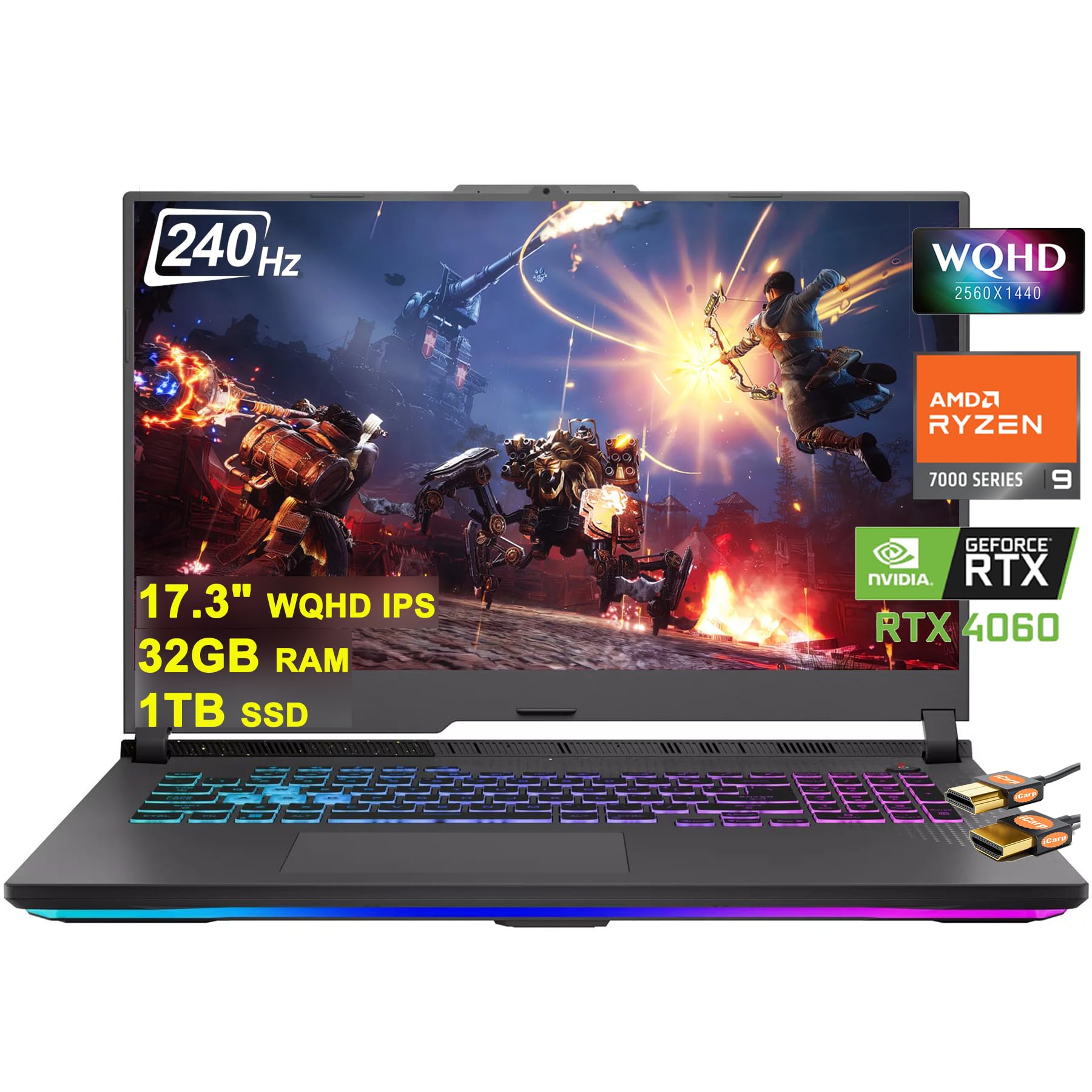 Amazon.com: ASUS ROG Strix G17 G713 Gaming Laptop 17.3