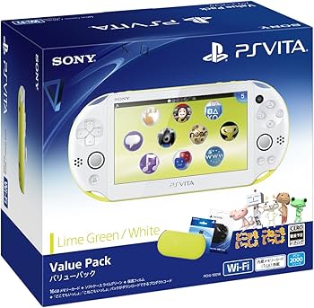 Amazon.co.jp: PlayStation Vita Value Pack ライムグリーン/ホワイト