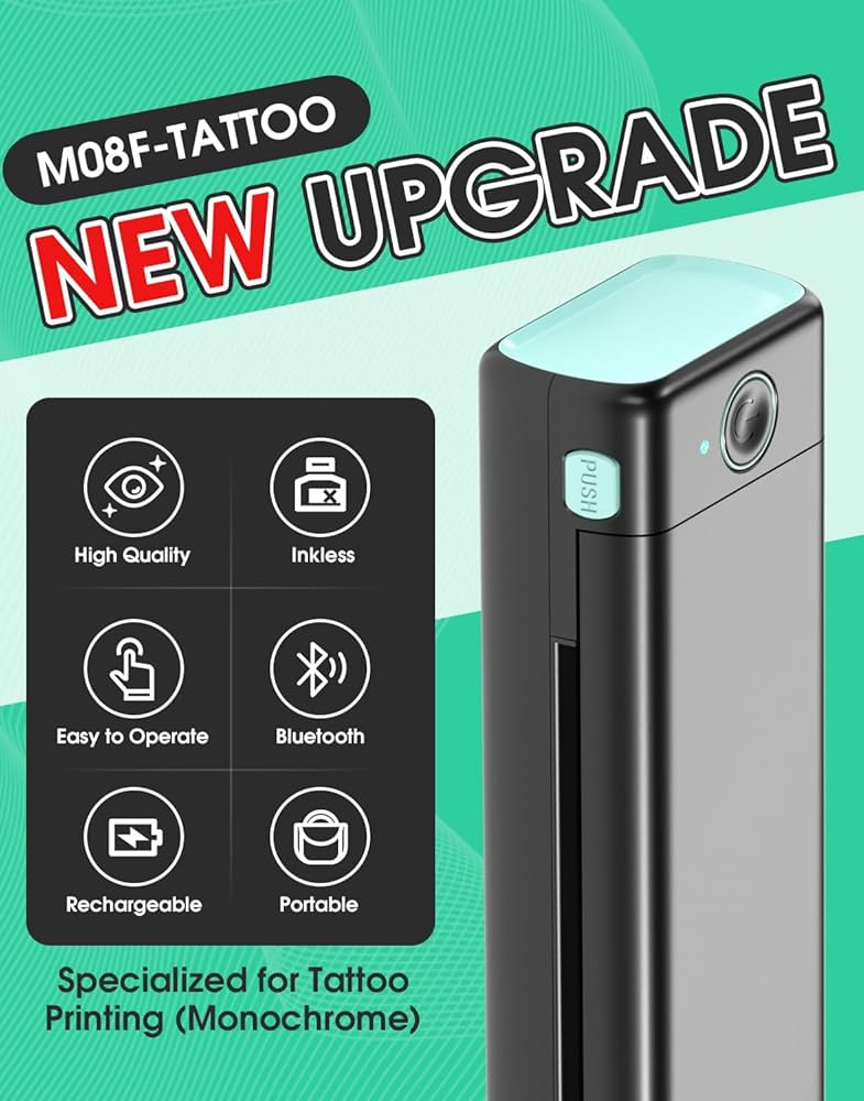 Amazon.com: Phomemo Tattoo Stencil Printer, M08F Wireless Thermal