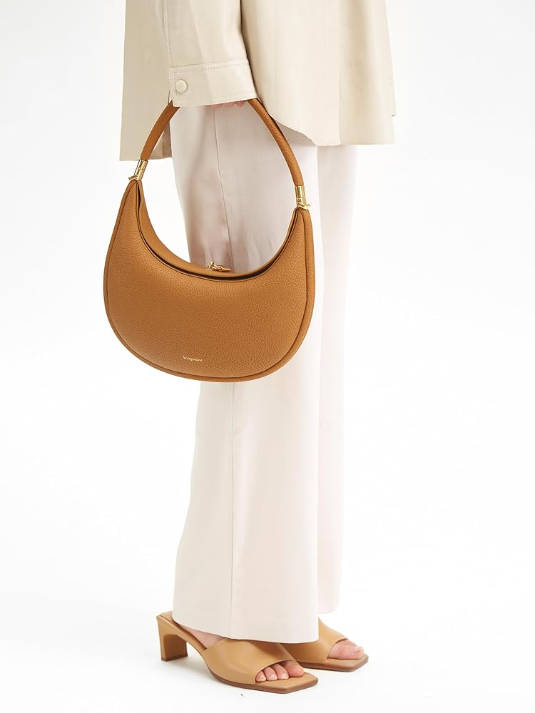 Amazon | [Songmont] Luna バッグ ハーフムーンバッグ レディース 高級