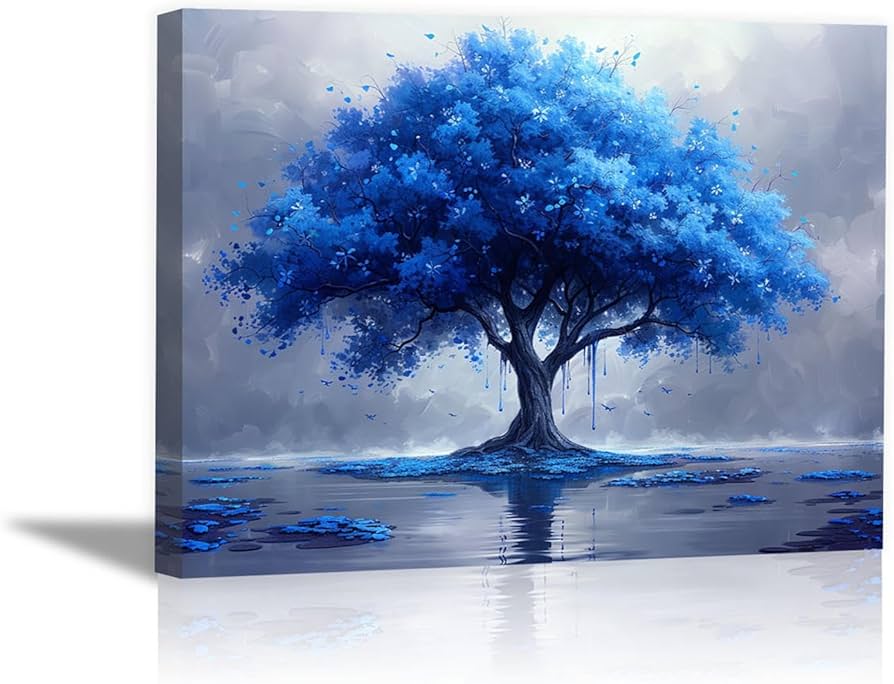 Amazon.co.jp: JOSUE 絵画 インテリア 命の木 ミニマリストツリー