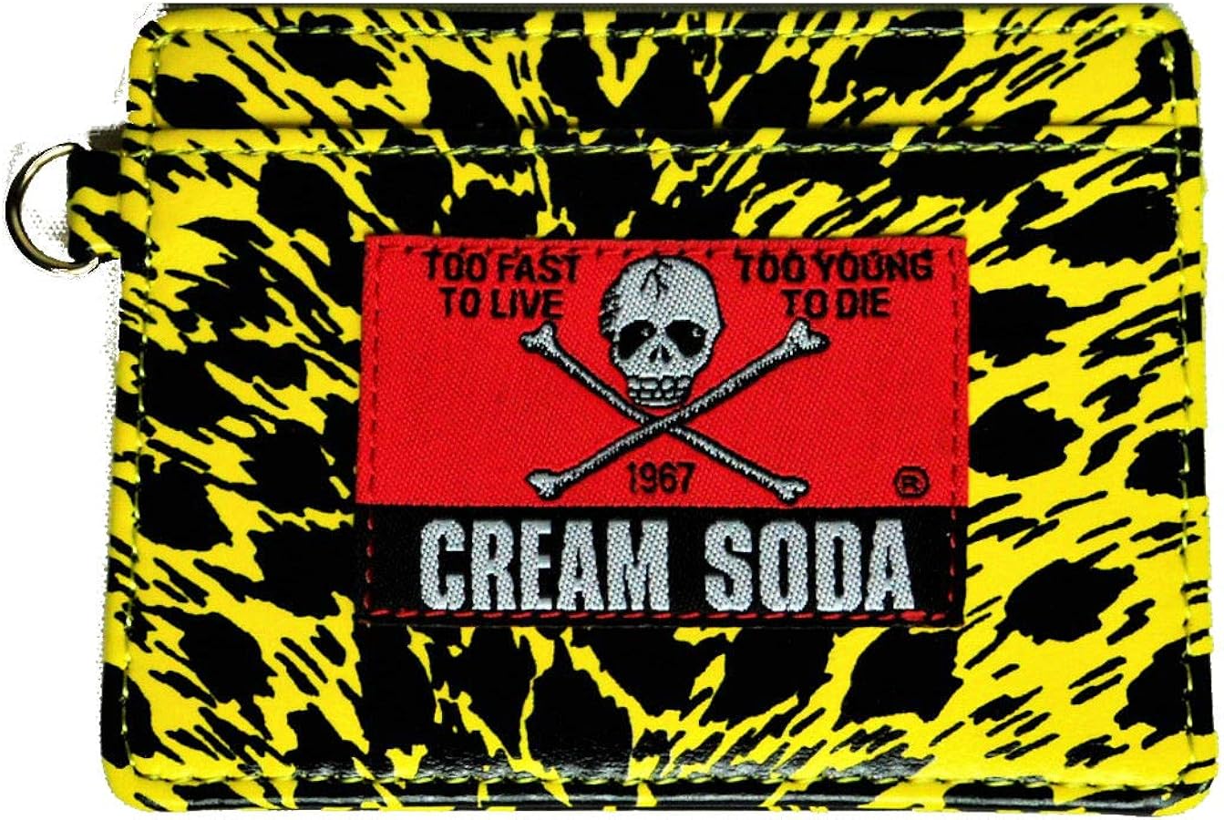 Amazon | CREAM SODA ヒョウ柄 カードケース 『 YELLOW 』 ☆ PINK