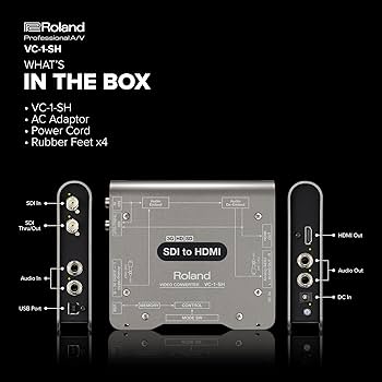 Amazon.co.jp: Roland VC-1-SH SDI - HDMI ビデオコンバーター
