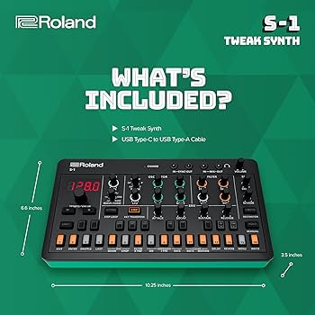 Roland S-1 Tweak Synth Compact Polyphonic Synthesizer : Amazon.ae