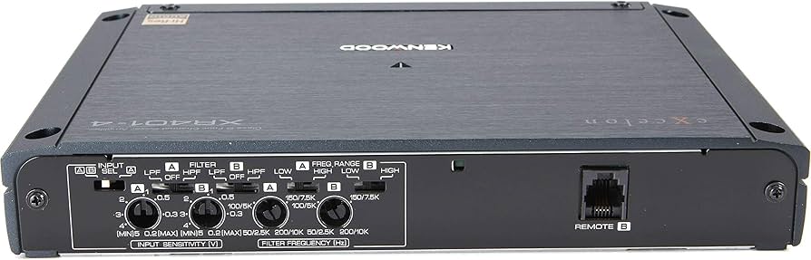 Amazon.co.jp: ケンウッドExcelonクラスD 4チャンネルパワーアンプ