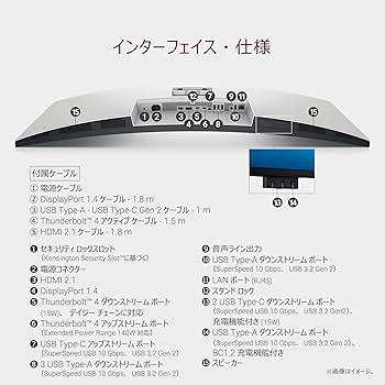 Amazon.co.jp: 【Amazon.co.jp限定】Dell U4025QW-A 39.7インチ 曲面