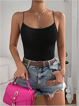 Amazon.com: COZYEASE Women's Criss Cross Back Spaghetti Strap