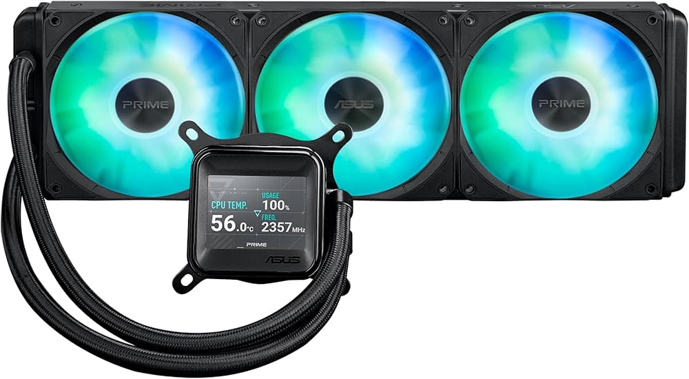 Amazon | ASUS CPUクーラー 360mm オールインワン AIO 水冷 クーラー