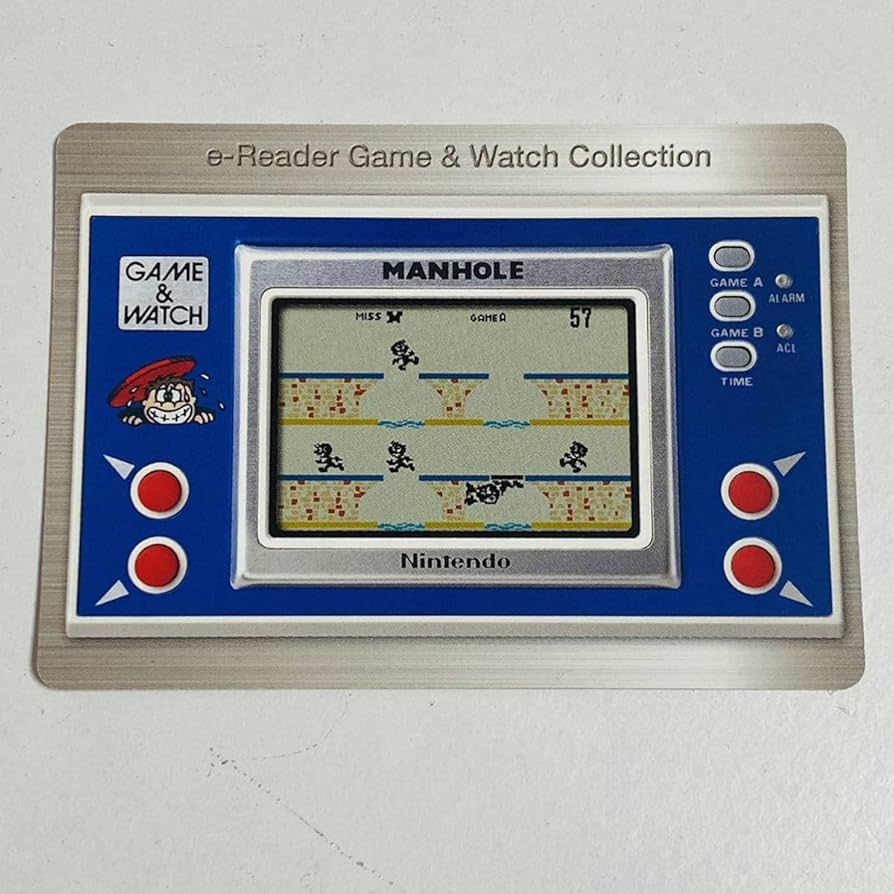 Amazon.co.jp: 【】カードe ゲームウォッチ マンホール ホッケーカード