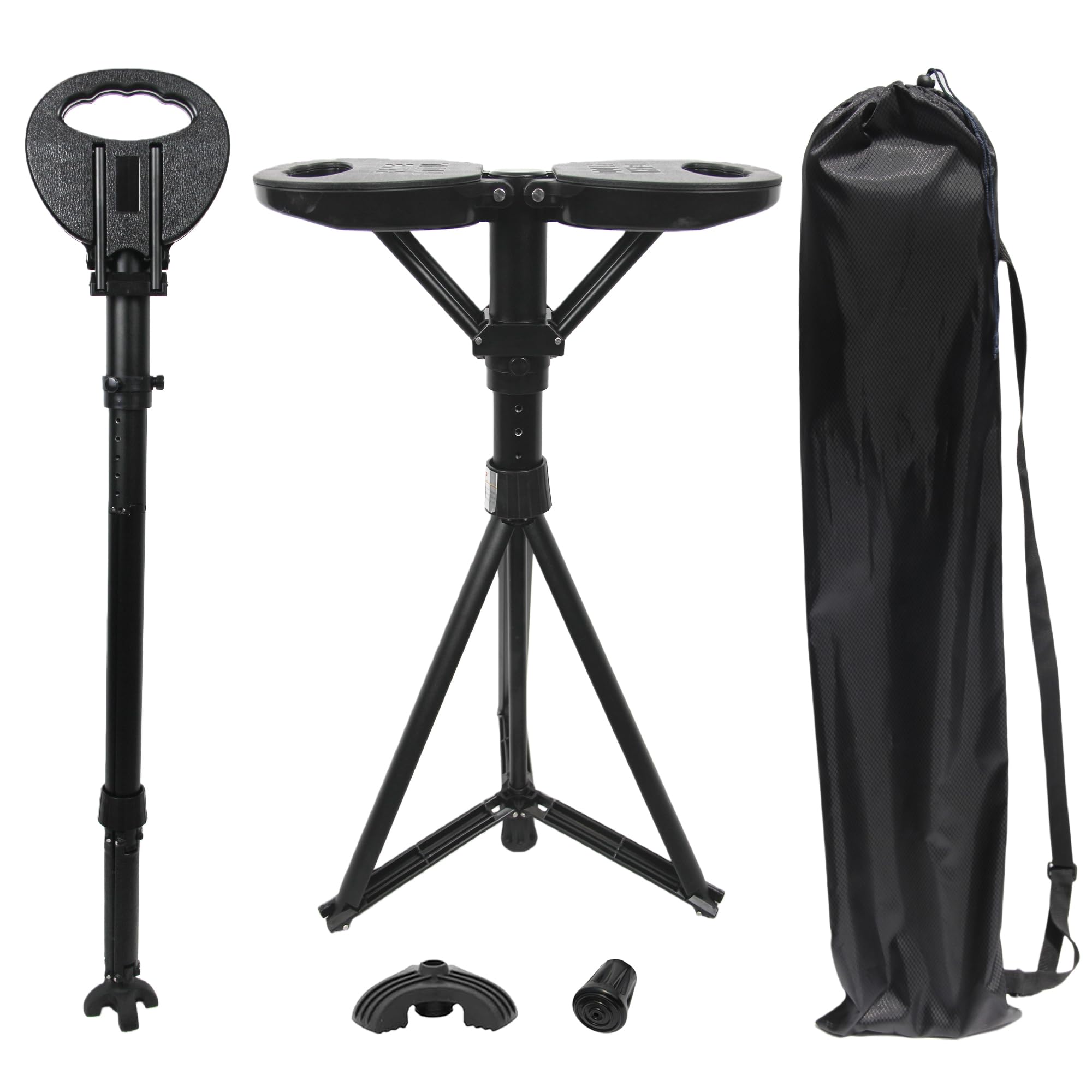 Amazon.co.jp: ALEVMOOM折りたたみ杖 ステッキチェア 椅子になる杖