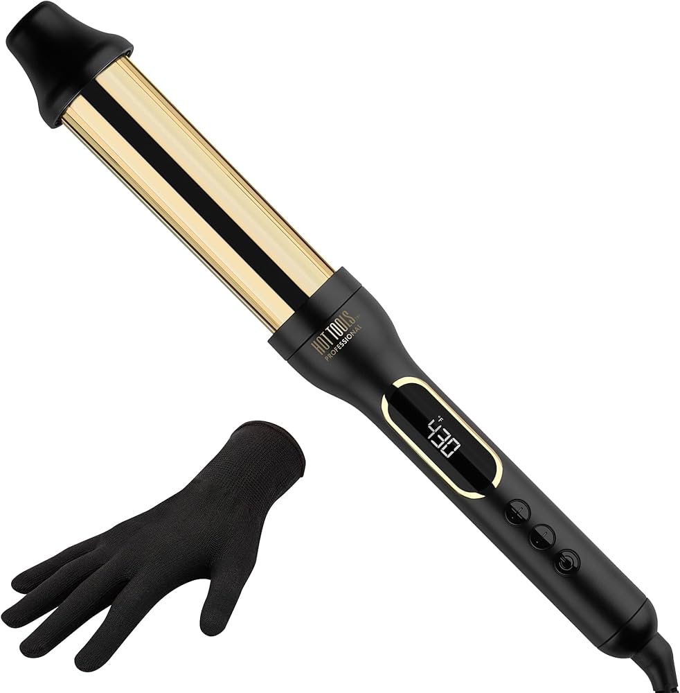 Amazon.com: Hot Tools Pro Artist 24K Gold 2 in 1 Curling Wand, 1-1