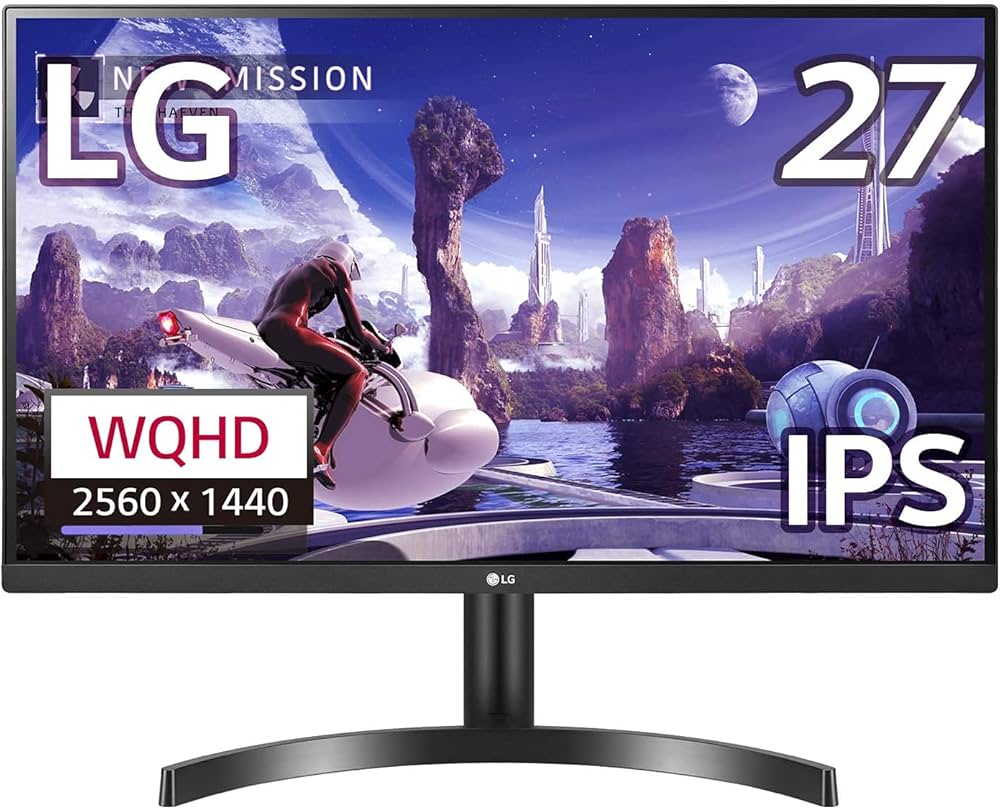 Amazon.co.jp: LG Monitor Display 27QN600-BAJP, 27 inches, WQHD
