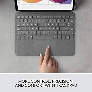 Amazon.com: Logitech Folio Touch iPad Keyboard Case with Trackpad