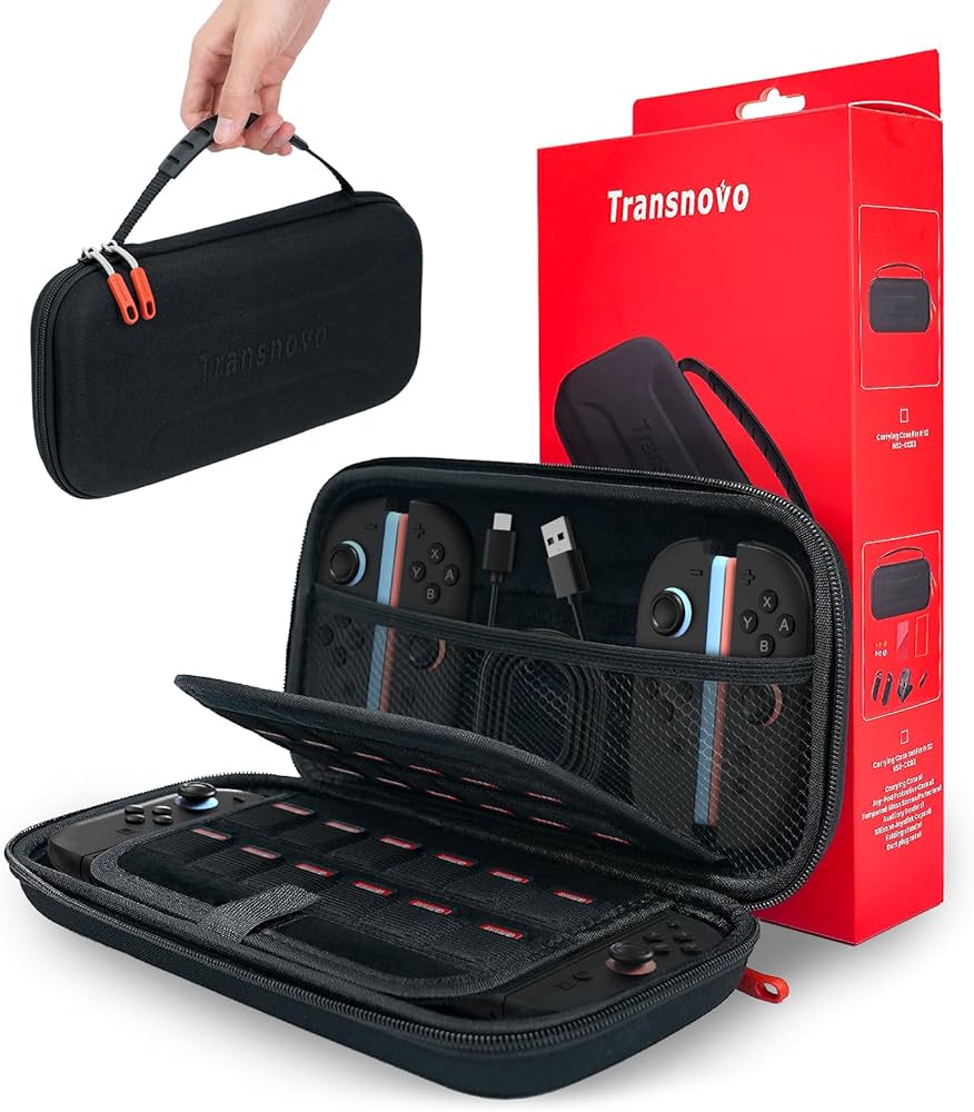 Amazon.co.jp: TRANSNOVO 対応 Switch 2用のケース 大容量24ゲーム