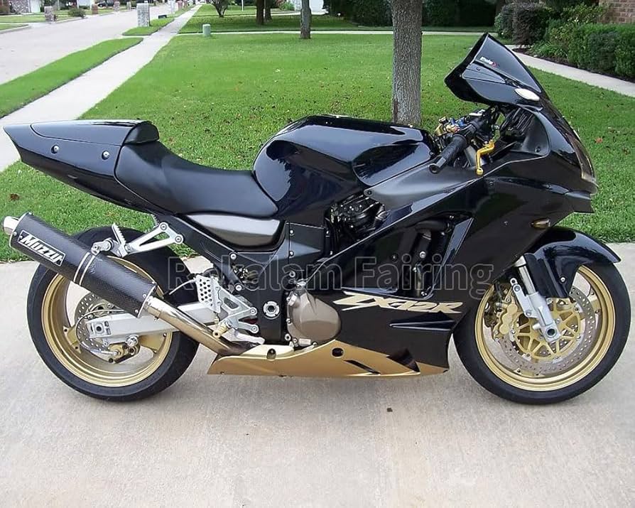 Amazon | 忍者 ゴールドブラック黒フェアリングキットNinja 適用ZX-12R