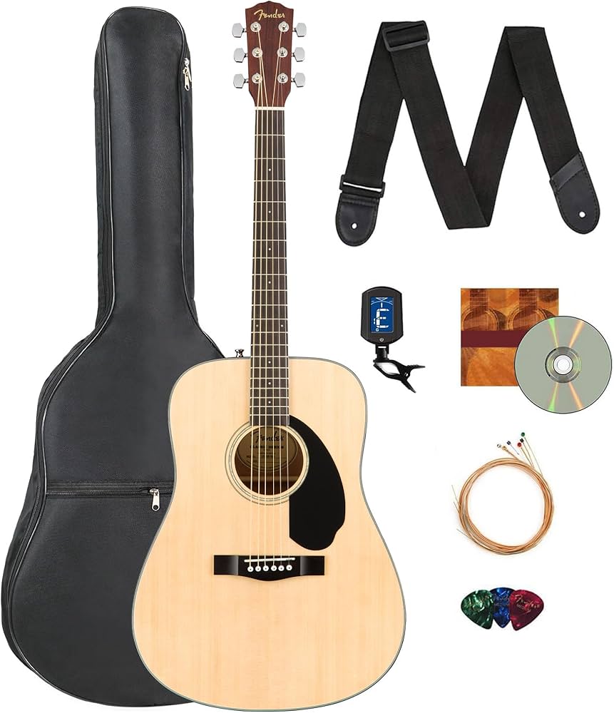 Amazon.com: Fender CD-60S Solid Top Dreadnought Acoustic Guitar